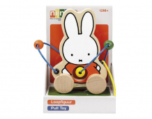 Купить деревянная игрушка totum miffy лабиринт с бусинами 17001