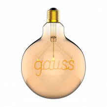 Купить светильник gauss лампа filament led g125 e27 2.5w 200lm 2000k 175802003