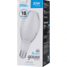 Купить светильник gauss лампа basic bt100 ac180-240v 30w 2950lm 6500k e40 led 11834332