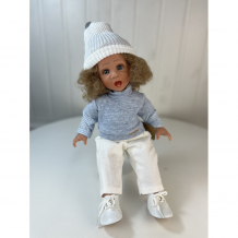 Купить lamagik s.l. кукла джестито сюрприз мальчик в белых брючках свитере и шапочке 38 см 12023