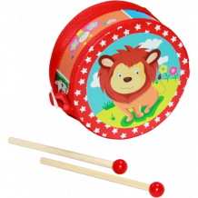Купить деревянная игрушка mapacha барабан с палочками 15 см 76812