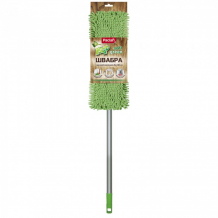 Купить paclan швабра green mop soft с плоской насадкой и телескопической ручкой 5900942135929