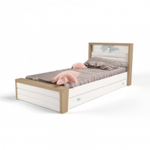 Купить подростковая кровать abc-king mix ocean №4 с мягким изножьем 190x90 см mix-04-01-k