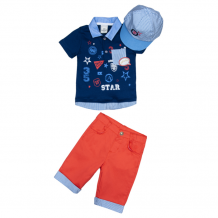 Купить cascatto комплект одежды для мальчика (футболка, бриджи, бейсболка) g_komm18/05 