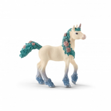 Купить schleich фигурка цветочный единорог жеребенок 70591