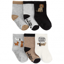 Купить carter's набор носков для мальчика с собаками 2n110510 6 пар 2n110510