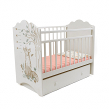 Купить детская кроватка sweet baby с ящиком magica (поперечный маятник) 42690
