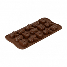 Купить silikomart форма для приготовления конфет choco winter силиконовая 22.123.77.0065