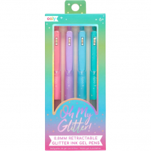 Купить ooly набор автоматических цветных гелевых ручек с блестками 4 цвета 132-130