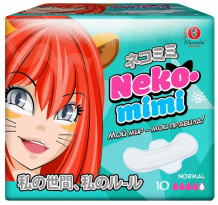 Купить maneki прокладки женские гигиенические дневные neko-mimi 10 шт. 4 упаковки 