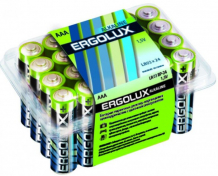 Купить ergolux батарейка alkaline lr03 bp-24 (ааа - lr03, 1.5в) lr03 bp-24