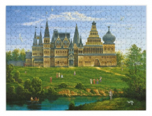 Купить деревянная игрушка collaba puzzle пазл коломенский дворец 42х31 см (532 детали) 962241
