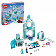 Купить конструктор lego princess зимняя сказка анны и эльзы 43194