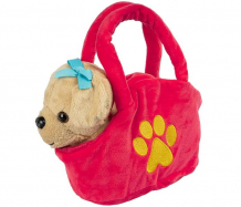 Купить мягкая игрушка bondibon собака в сумочке озвученная 17 см вв4616