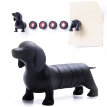 Купить qualy набор магнитов dachshund ql10174-bk