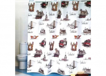 Купить miranda штора для ванной комнаты istanbul 180х200 см mrd.01.l-6315dbr