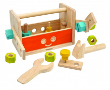 Купить деревянная игрушка plan toys ящик для инструментов робот 5540