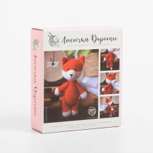 Купить арт узор набор для вязания амигуруми: мягкая игрушка лисичка дороти 2724099