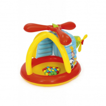 Купить bestway игровой центр вертолёт fisher price с мячами 93538 155x102x91 см 4730542