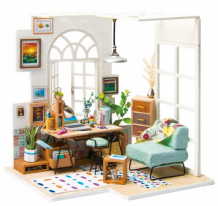 Купить bondibon набор для творчества миниатюра интерьерная 3d домашний офис румбокс вв3337