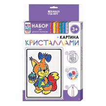 Купить maxi art картина кристаллами белочка 12х18 см ma-2104-3-4