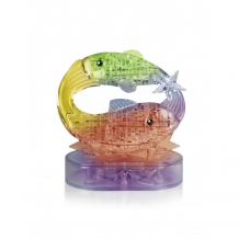 Купить hobby day 3d пазл магический кристалл рыбы со светом (45 деталей) 9042a