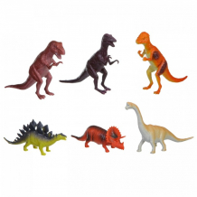Купить bondibon набор животных ребятам о зверятах динозавры 8-10 дюймов 6 шт. вв1617