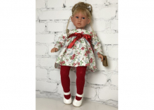 Купить lamagik s.l. коллекционная кукла эбрил в платье с красным поясом 62 см р6005