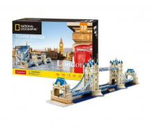 Купить cubicfun 3d пазл national geographic тауэрский мост 120 деталей ds0978h