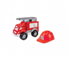Купить технок набор игровой: пожарная машина и каска t3978