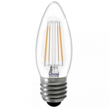 Купить светильник general лампа led филамент 8w e27 2700 свеча 10 шт. 44650
