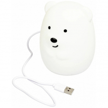 Bondibon Ночная лампа Мишка силиконовая USB (8 цветов) ВВ4919