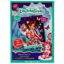 Купить multiart картина из пайеток с гвоздиками enchantimals seqpic-enc1 seqpic-enc1