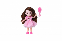 Купить funky toys кукла шарнирная малышка лили шатенка с расческой 16 см ft72004