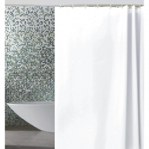Купить zalel штора для ванной комнаты эконом с кольцами 180х180 см ye-0010a ye-0010a