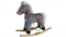 Купить качалка наша игрушка лошадь в яблоках 62 см 611036
