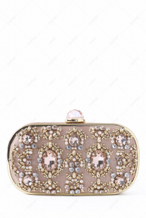 Купить faux jewel metal trimmed evening bag ( id 198399601 )