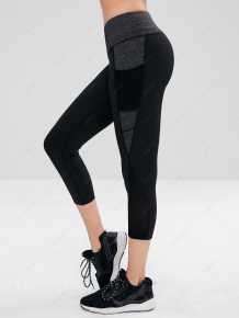 Купить mesh panel capri gym leggings ( id 280098001 )