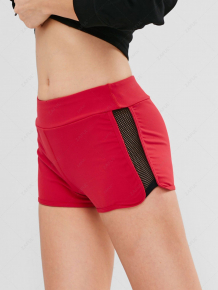 Купить zaful fishnet color block shorts ( id 282337101 )