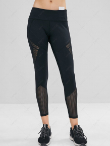 Купить mesh insert wide waistband ninth leggings ( id 288836402 )
