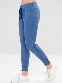 Купить zaful drawstring zipper side jogger pants ( id 286601703 )
