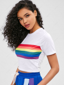 Купить rainbow crop t-shirt ( id 392665501 )