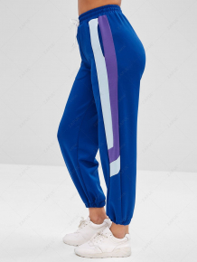Купить zaful tricolor high waisted joggers pants ( id 379063403 )