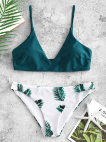 Купить zaful floral leaf print bikini set ( id 260874014 )