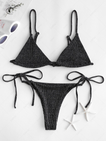 Купить zaful glitter bralette string bikini swimsuit ( id 449703101 )