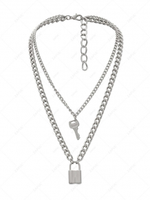 Купить lock key decoration chain necklace ( id 456356702 )