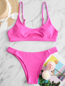 Купить zaful front cutout bikini swimsuit ( id 462243902 )