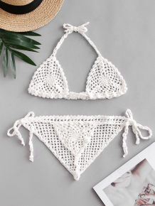 Купить halter string crochet bikini swimsuit ( id 464028201 )
