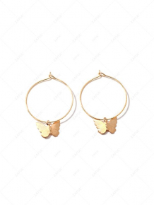 Купить butterfly pendant hoop earrings ( id 467135401 )