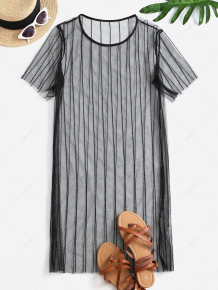 Купить see thru mesh cover-up dress ( id 466035905 )